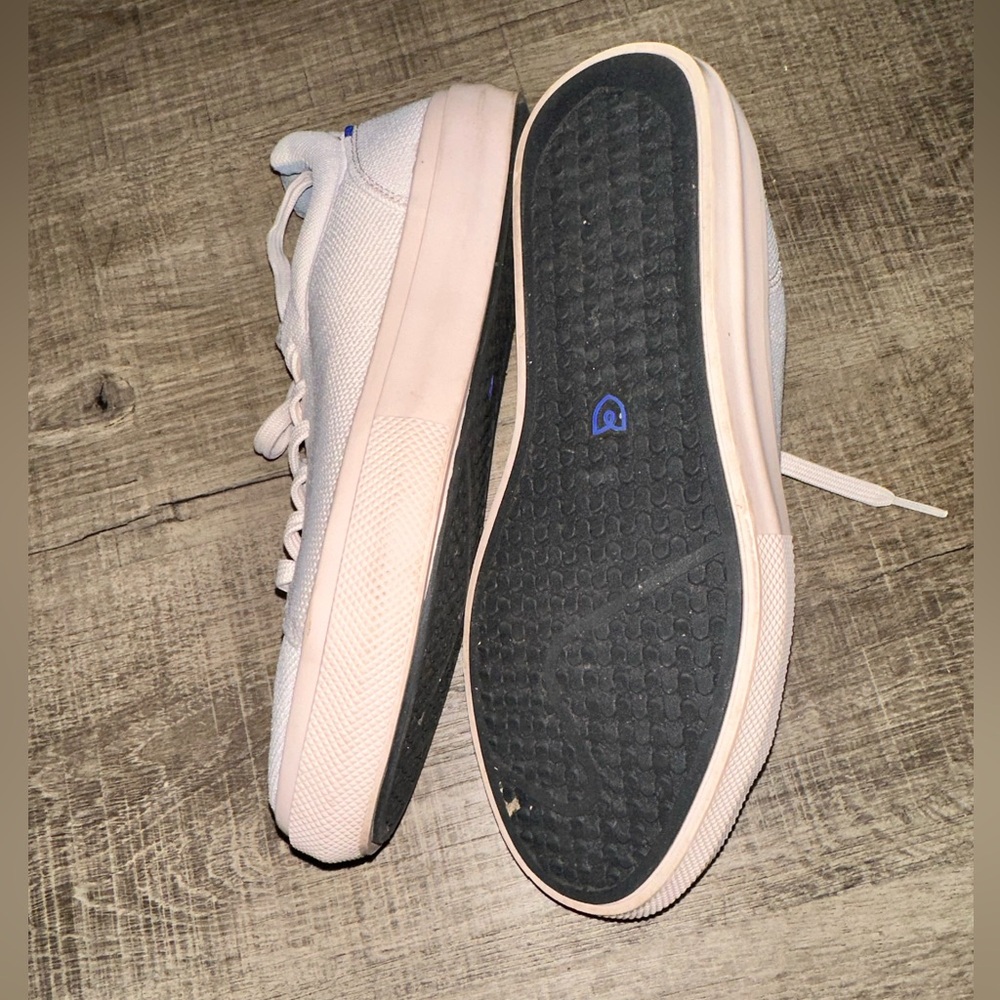 ROTHY’S The Laceup Women’s Shoes NEW IN THE BOX 9W M7.5 Preowned Color  Beige - Picture 3 of 4